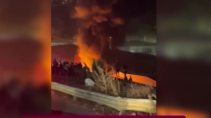 Informativo 24h - Una vela, posible origen del incendio en el asentamiento ceutí de El Tarajal