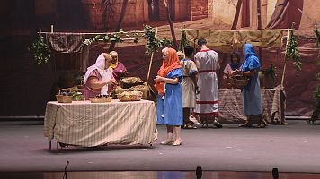 'Teodota' se estrena en el Teatro Cervantes de Arnedo. Narra la vida de la madre de los santos m�rtires San Cosme y San Dami�n