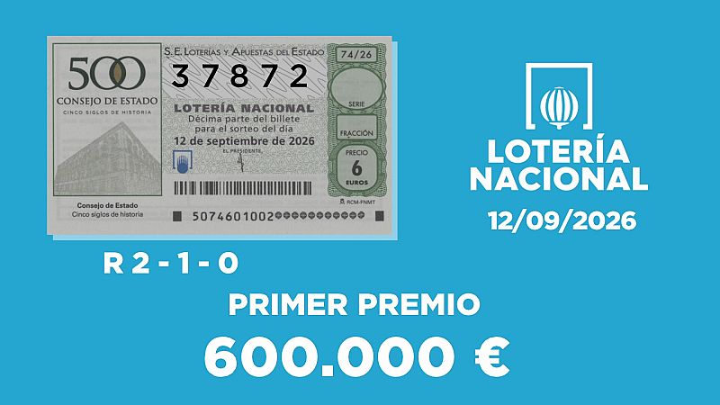 Lotería Nacional 12 09 26