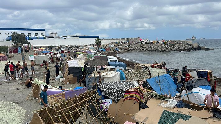 Telediario Fin de Semana - Crece la tensión en Ceuta con robos y peleas