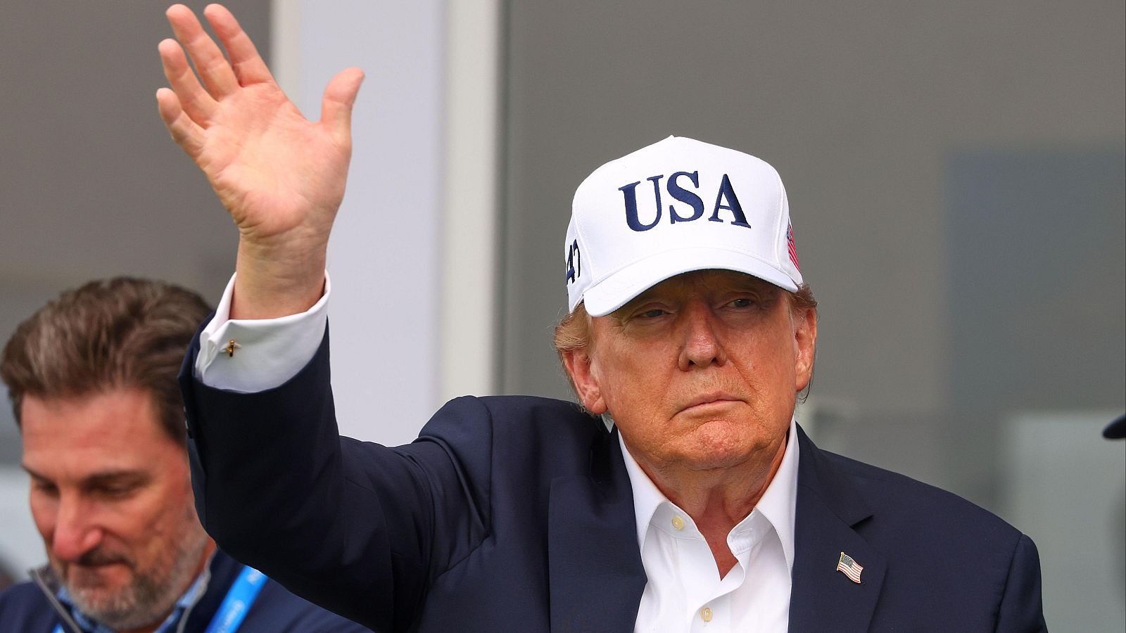 Trump en su campo de golf de Doonbeg, Irlanda
