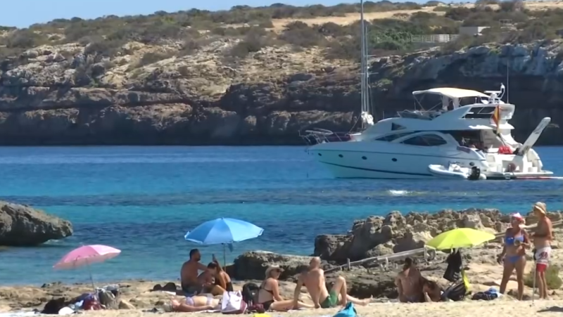 L'ocupació hotelera a Formentera baixa quatre punts en agost