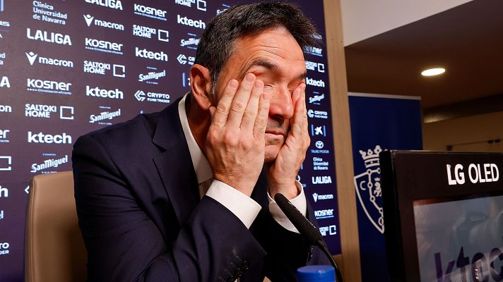 Telenavarra - Braulio Vázquez se despide entre lágrimas como director deportivo de Osasuna