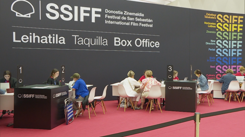 La taquilla del Festival de Cine de San Sebastián está a rebosar de público