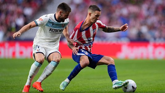 El Atl�tico no perdona y golea a Osasuna a pesar de la exhibici�n de Aitor Fern�ndez