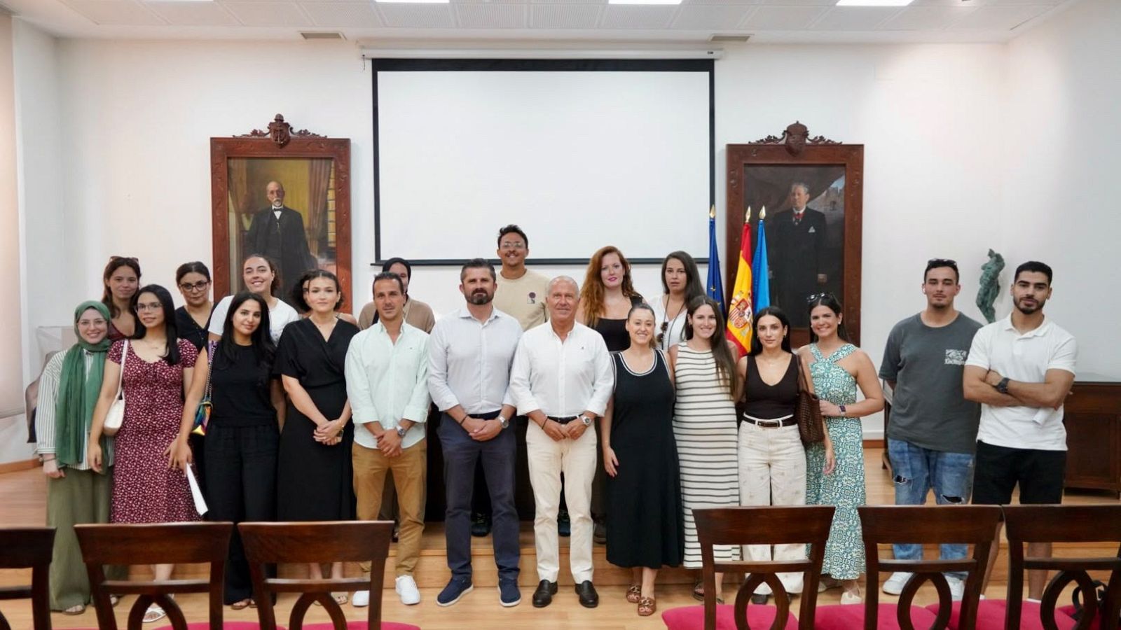 Nuevas enfermeras que se van a incorporar a los centros de infantil y primaria de Melilla.