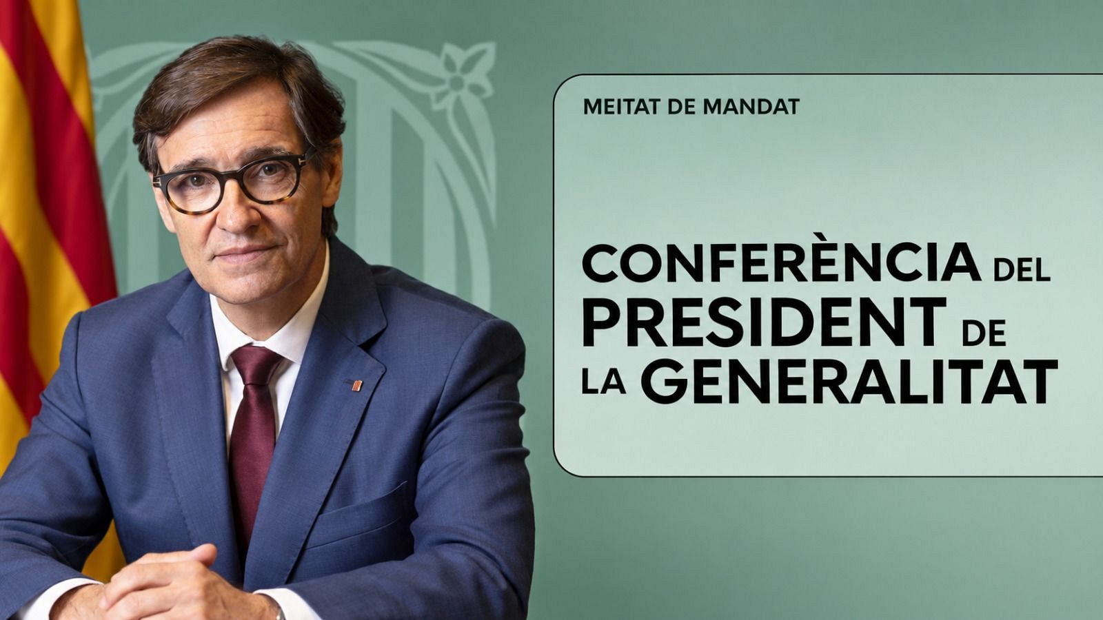 Conferència del president de la Generalitat de meitat de mandat