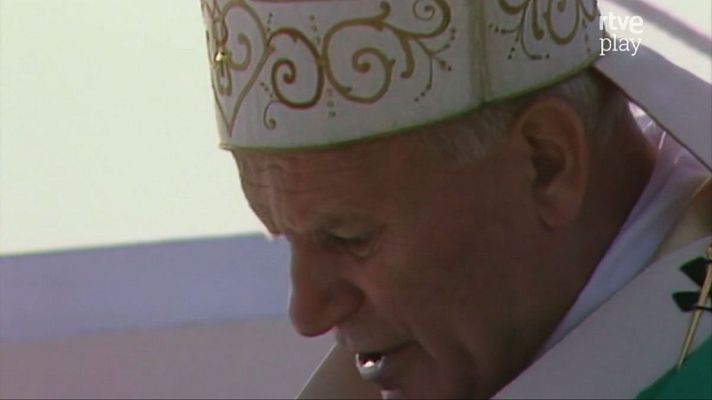 Fue noticia en el Archivo de RTVE - Misa de Juan Pablo II en Asturias (1989)
