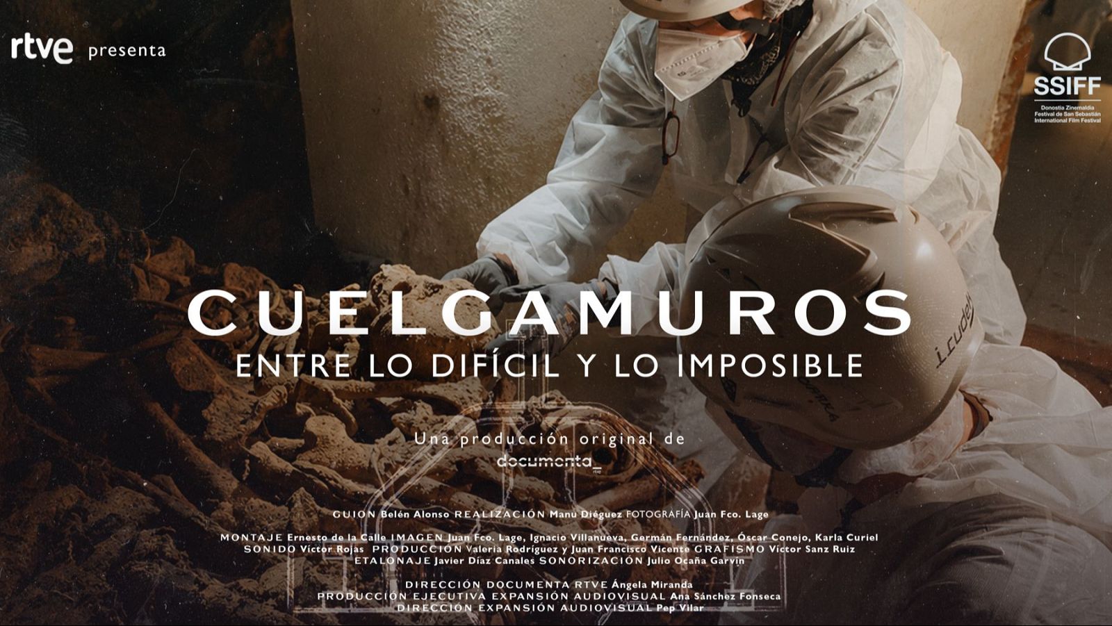 Cartel oficial de 'Cuelgamuros, entre lo difícil y lo imposible'