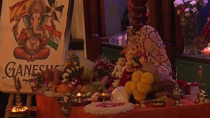  - La comunidad hindú de Ceuta celebra Ganesh