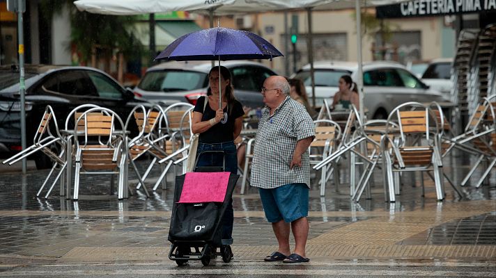 El tiempo - Avisos por tormentas en siete comunidades