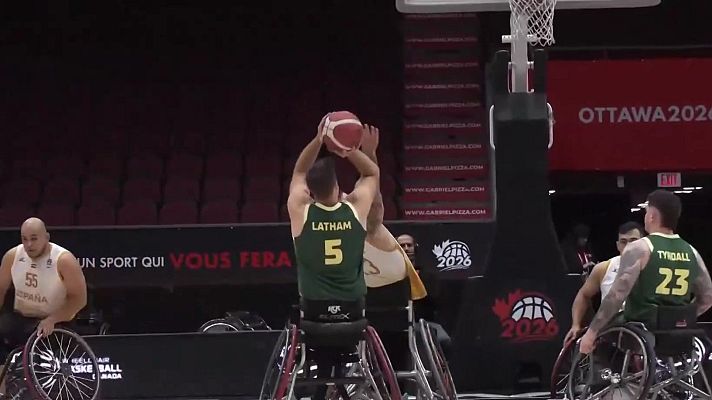 Baloncesto en silla de ruedas - Campeonato del Mundo Masculino. ¼ final: Australia - España