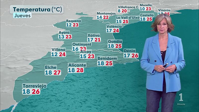 El Tiempo en la Comunitat Valenciana - 16/09/26