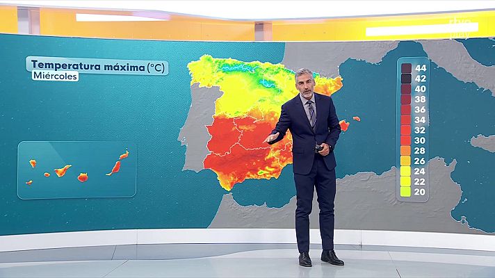 El tiempo - Tormentas fuertes en Cataluña, Comunidad Valenciana, Teruel, Castilla-La Mancha, sistemas Béticos y Mallorca