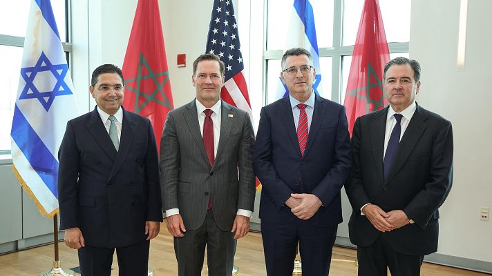 Telediario 2 - Marruecos e Israel intercambiarán embajadas, elevando su relación diplomática bajo el auspicio de Estados Unidos