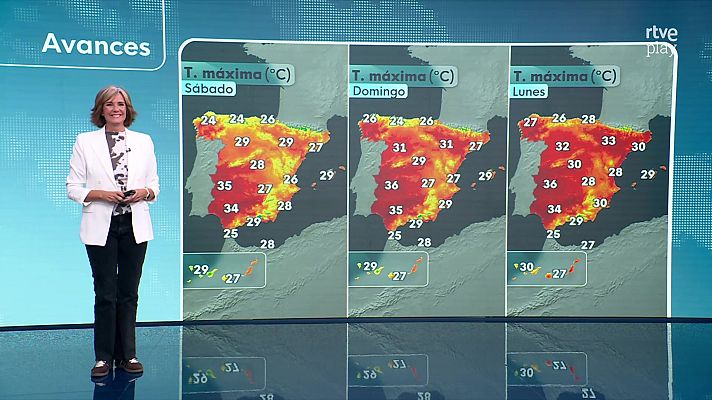 El tiempo - Las máximas bajarán en la mitad sur, meseta norte, litoral mediterráneo, archipiélagos, Ceuta y Melilla