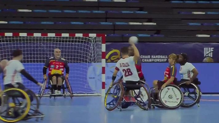 Balonmano - Balonmano en silla de ruedas - Campeonato del Mundo. 1ª fase: España - Francia