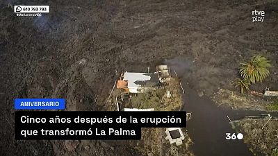 Cinco años de la erupción del volcán de La Palma