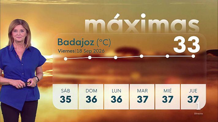 Noticias de Extremadura - El Tiempo en Extremadura - 18/09/2026