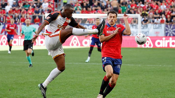Resúmenes de LaLiga - CA Osasuna - Rayo Vallecano: resumen del partido de la 7ª jornada de Liga | Primera