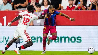 Sevilla FC - FC Barcelona: resumen del partido de la 7ª jornada de Liga | Primera