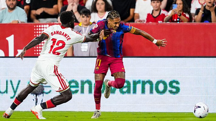 Resúmenes de LaLiga - Sevilla FC - FC Barcelona: resumen del partido de la 7ª jornada de Liga | Primera