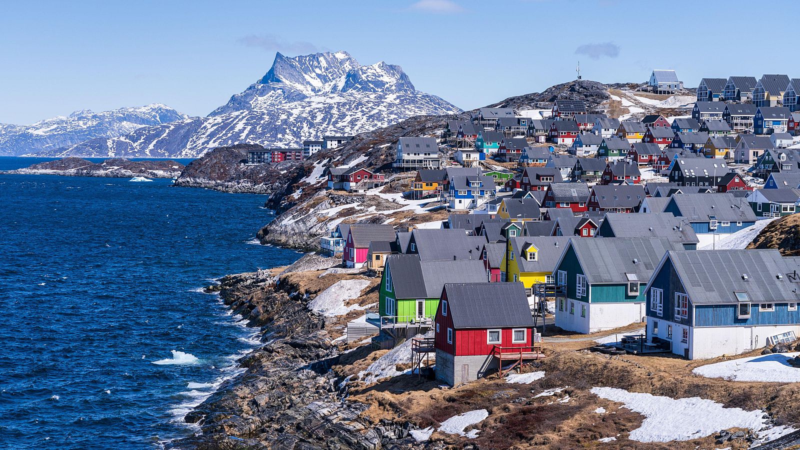 Panorámica de Nuuk, capital de Groenlandia