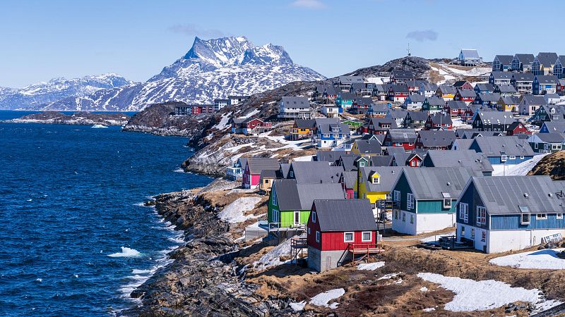 Panorámica de Nuuk, capital de Groenlandia