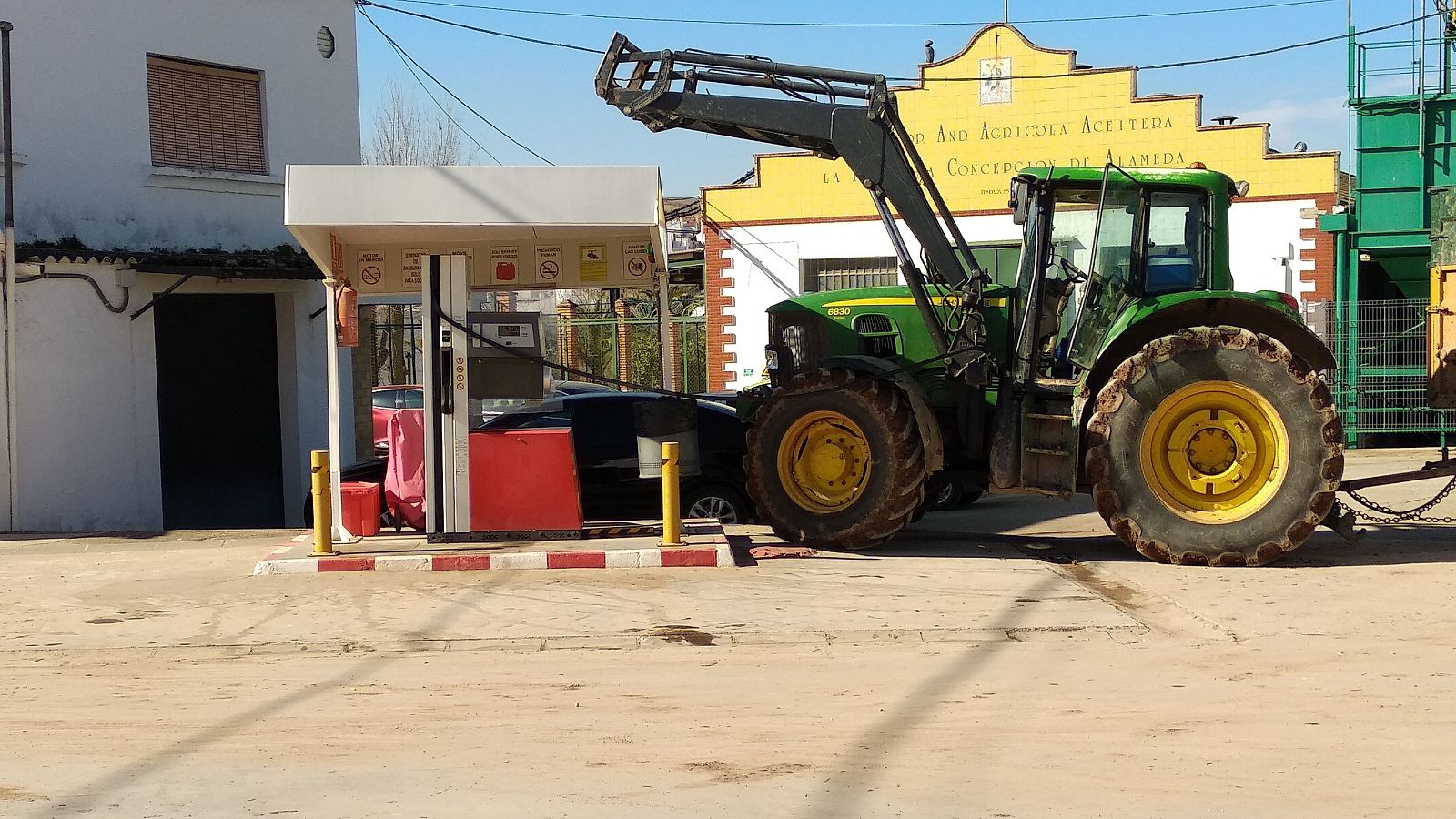 Imagen de un tractor