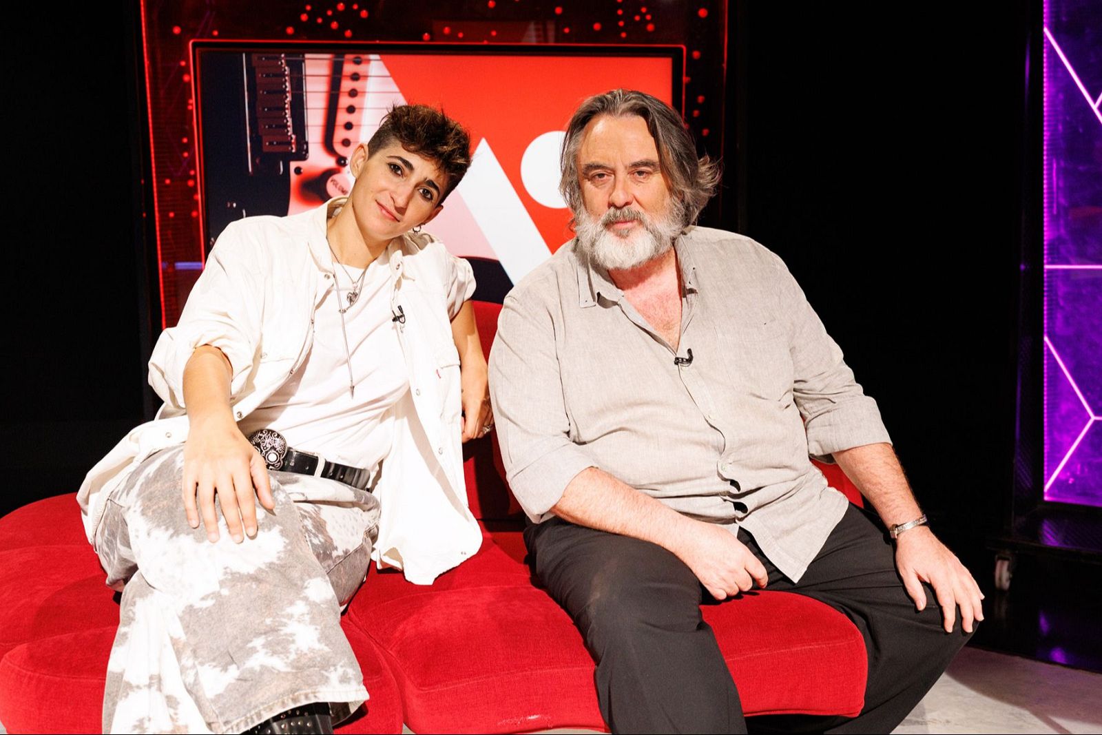 Alba Flores y Andrés Lima