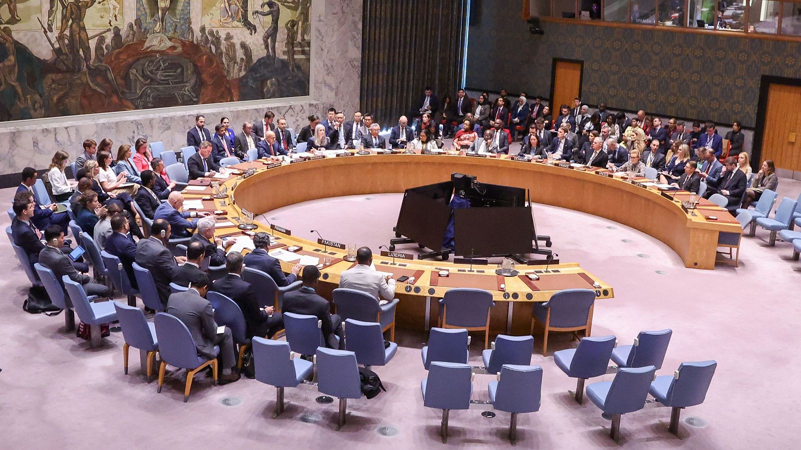 Imagen de archivo de una reunión de la ONU.
