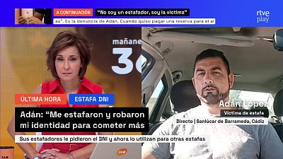 Adán: "Me estafaron y robaron mi identidad"