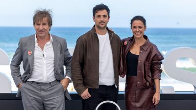 David Pérez Sañudo, Antonio de la Torre y Patricia Arnaiz presentan 'Sacamantecas' en el Festival de Cine de San Sebastián