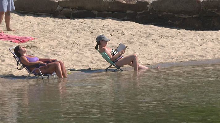 Telexornal - Galicia - Alerta vermella por calor no interior de Pontevedra
