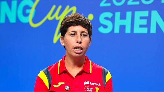Carla Su�rez: "Se est� creando un equipo muy unido y esa es la clave de esta Espa�a"