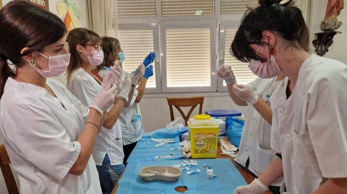 Telediario 1 - El auge de los casos de gripe y covid con la vuelta a la rutina