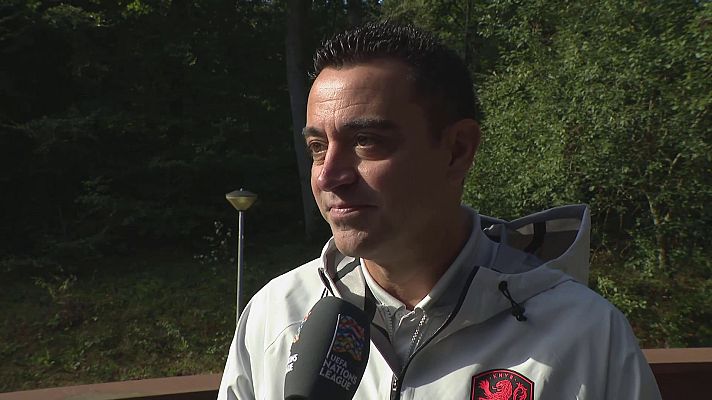 Teledeporte - Xavi Hernández, a TVE: "Ojalá enfrentarnos a España en las eliminatorias, significaría que estamos clasificados"