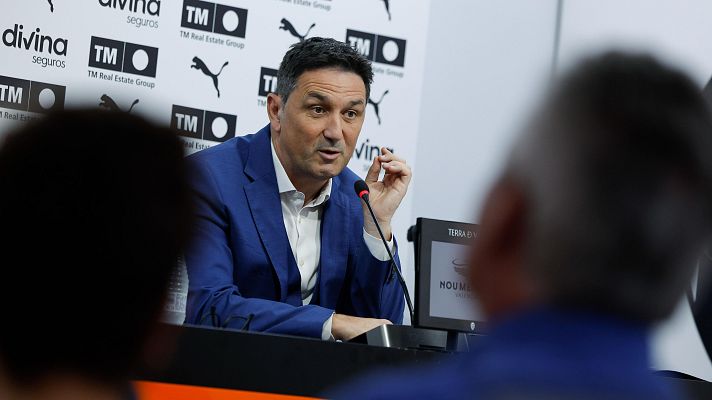 L'informatiu - Comunitat Valenciana - Braulio Vázquez, presentado como nuevo director deportivo del Valencia CF