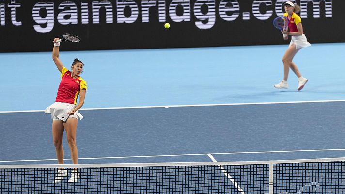 Tenis - Bucsa y Sorribes vencen a Danilina y Kulambayeva en los cuartos de la Billie Jean King Cup