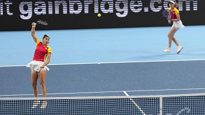 El dobles formado por Bucsa y Sorribes le da a Espa�a el paso a 'semis' de la Billie Jean King Cup