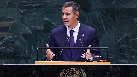 S�nchez se�ala ante a la ONU a los l�deres "ego�stas, ignorantes y crueles" en un mensaje velado para Trump y directo a Netanyahu
