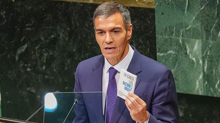Telediario Matinal - Sánchez señala a los líderes "egoístas, ignorantes y crueles"