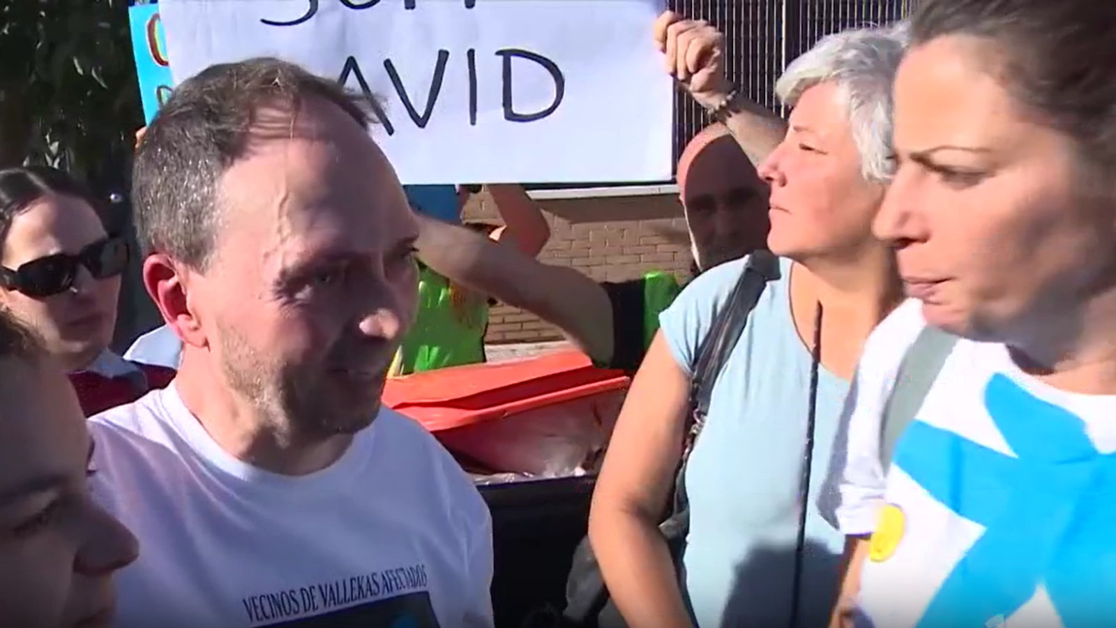 David, desahuciado de una vivienda social en Vallecas