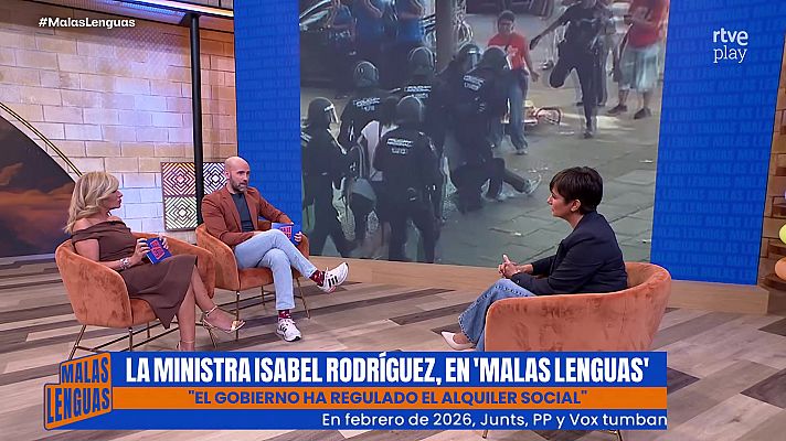 Malas lenguas - Isabel Rodríguez responde por el caso Maricarmen y el futuro de la vivienda en España