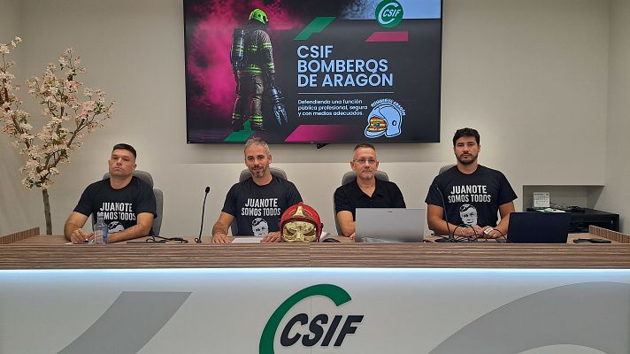 Noticias Aragón - Los bomberos provinciales reclaman más plantilla