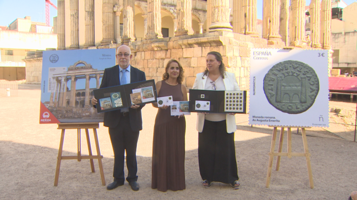 Noticias de Extremadura - Difusión de nuevos sellos y monedas en una exposición en Mérida