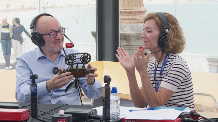Telenorte - País Vasco - A punto de finalizar su etapa al frente del Festival de San Sebastián, Rebordinos recibe el homenaje de RNE