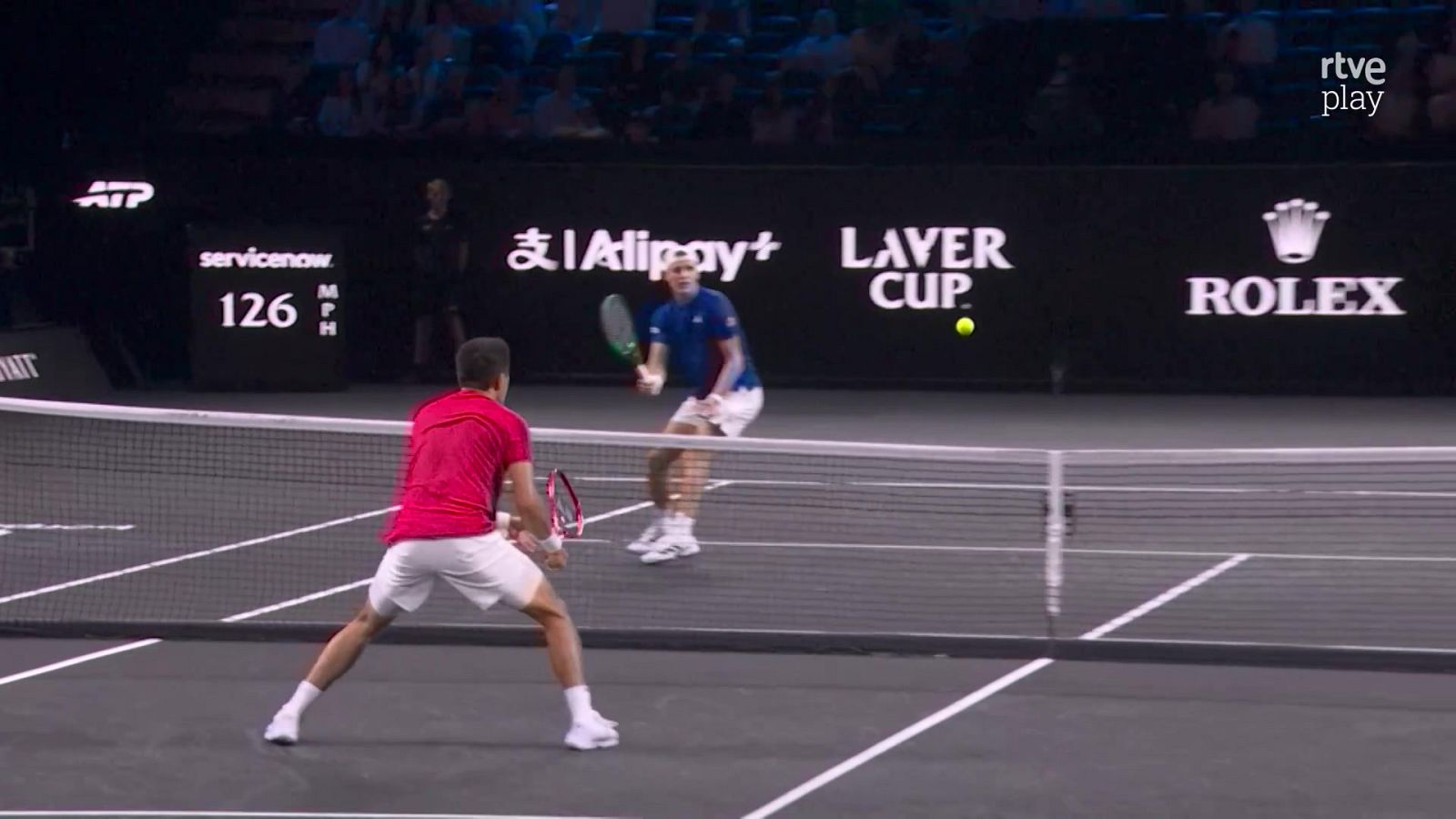 TENIS - Laver Cup. Partido Individual: J. Mensik – B. Nakashima    250926_ _ _ _ _PTR