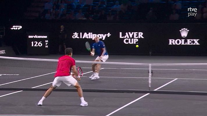 Tenis - Laver Cup. Partido Individual: J. Mensik – B. Nakashima 