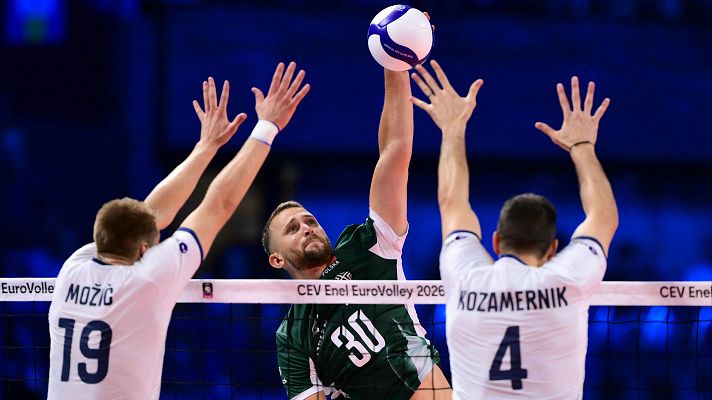 Voleibol - Campeonato de Europa Masculino. Semifinal: Eslovenia – Polonia 